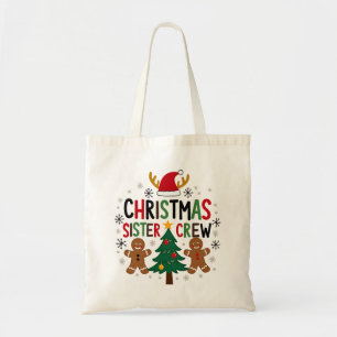 Bolsa Tote Equipe da Irmã do Natal Amigos de Gengibre Festivo