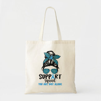 Bolsa Tote Equipe de Apoio Guerreiro Azul Conscientização sob