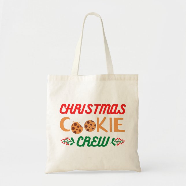 Bolsa Tote Equipe de cozinheiros de Natal (Frente)