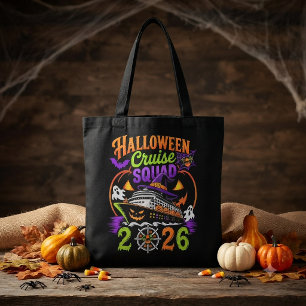 Bolsa Tote Equipe de Cruzeiro de Halloween 2026 Camisas de Cr