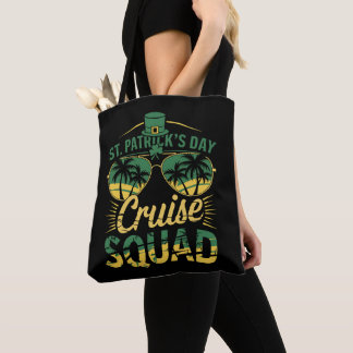 Bolsa Tote Equipe de Cruzeiro do Dia de São Patrício Roupas d