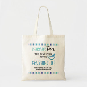 Bolsa Tote Equipe de Farmácia, Obrigado por todo o trabalho d