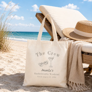 Bolsa Tote Equipe de Fim de Semana de Despedida de Solteira V