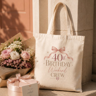 Bolsa Tote Equipe de Fim de Semana do 40º Aniversário Tote La