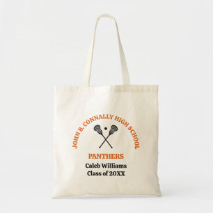 Bolsa Tote Equipe de Lacrosse Personalizada da Orange High Sc