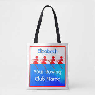Bolsa Tote Equipe de Remoção de Mulheres de Azul Vermelho B