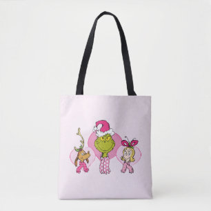 Bolsa Tote Equipe do Grinch em Retrato de Pink Valentine