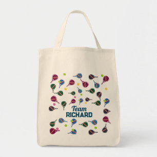 Bolsa Tote Equipe Esportiva de Pickleball de Nome Personaliza