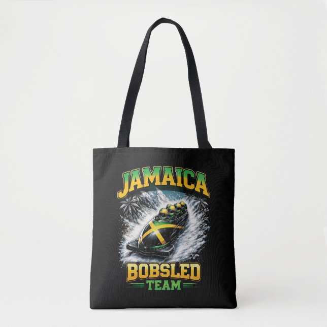 Bolsa Tote Equipe Jamaicana de Bobslê (Frente)