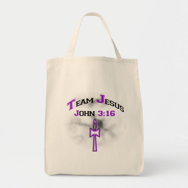 Bolsa Tote Equipe Jesus Christian John 316 (Frente)