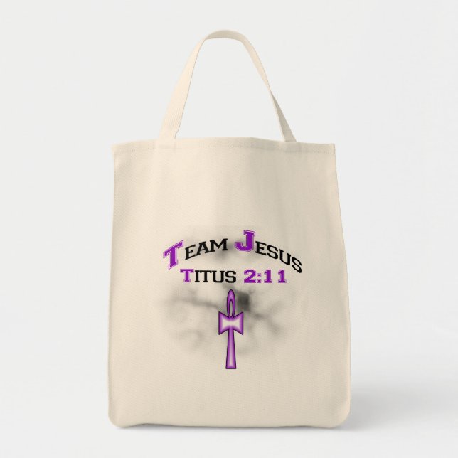 Bolsa Tote Equipe Jesus Christian Titus 211 (Frente)
