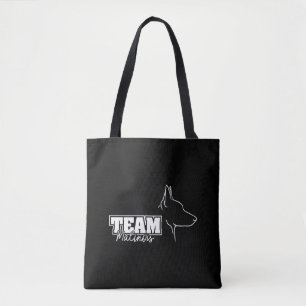 Bolsa Tote Equipe Malinois: pastor de cão belga
