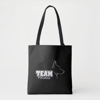 Bolsa Tote Equipe Malinois: pastor de cão belga
