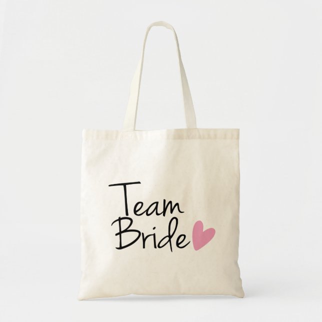 Bolsa Tote "Equipe Noiva" Bridesmaid (Frente)