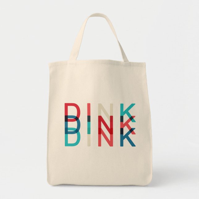 Bolsa Tote Equipe Personalizada De Jogo De Pickleball Do Dink (Frente)