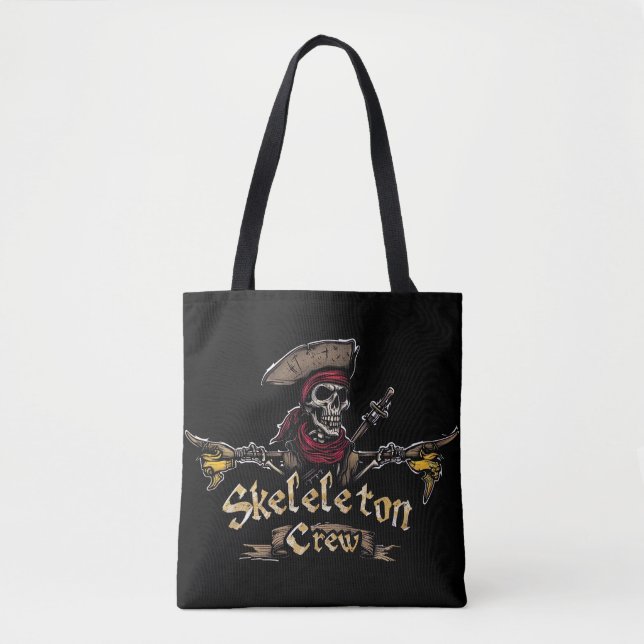 Bolsa Tote Equipe Skeleton (Frente)