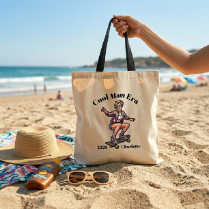 Bolsa Tote Era da Mãe Legal Retrô: Nome e Data Per