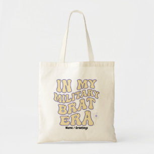 Bolsa Tote Era Retro Groovy da Criança Militar Dente-de-Leão