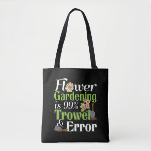 Bolsa Tote Erro de solha de jardinagem da flor - Canhão do ja
