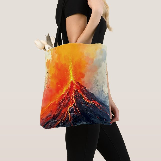 Bolsa Tote Erupção Vulcânica: Poder Bruto (Close Up)