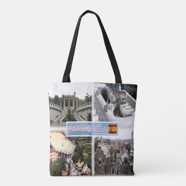 Bolsa Tote ES Barcelona - Park Guell (Verso)