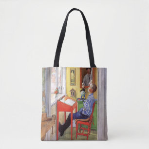 Bolsa Tote Esbjorn fazendo seu trabalho de casa de Carl Larss