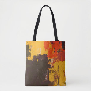 Bolsa Tote Esboço artístico criativo, textura colorida.