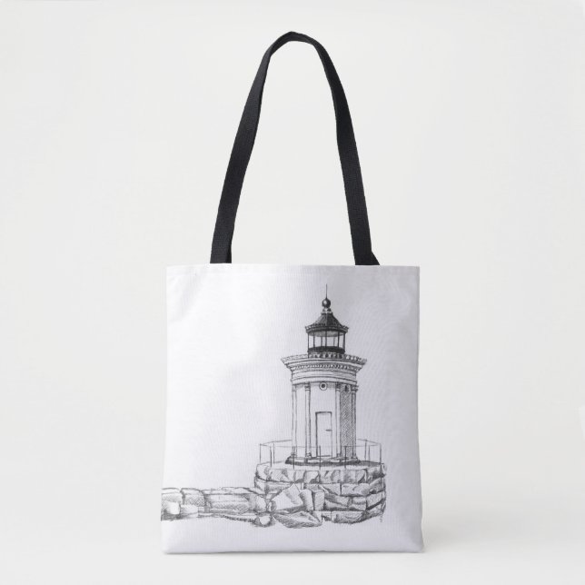 Bolsa Tote Esboço da Luz do Besouro (Frente)