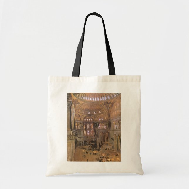 Bolsa Tote Esboço de Santa Sofia por John Singer Sargent (Frente)