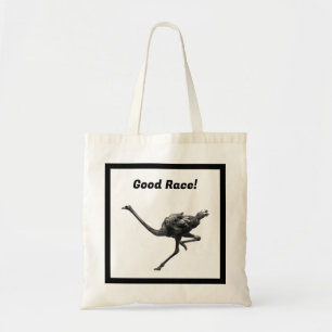 Bolsa Tote Esboço De Tinta De Ostrich, Arte Legal De Pássaro