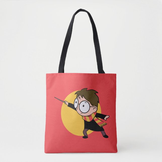 Bolsa Tote Esboço HARRY POTTER™ Casting Spell (Frente)