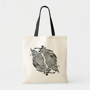 Bolsa Tote Esboço inspirado das penas