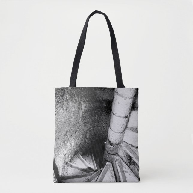 Bolsa Tote Escada Preta e Branca (Frente)