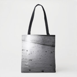 Bolsa Tote Escala de Cinza de Areia de ouro