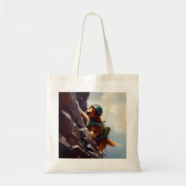 Bolsa Tote Escalada de Rocha-Cão (Frente)