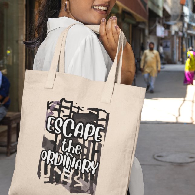 Bolsa Tote Escapar do Presente de Wanderlust Inspiracional Co (Shop now and escape the ordinary today!)