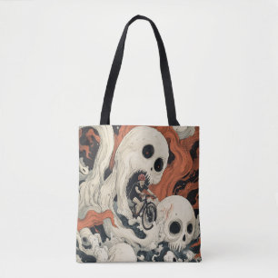 Bolsa Tote Escapar do Yokai Japonês