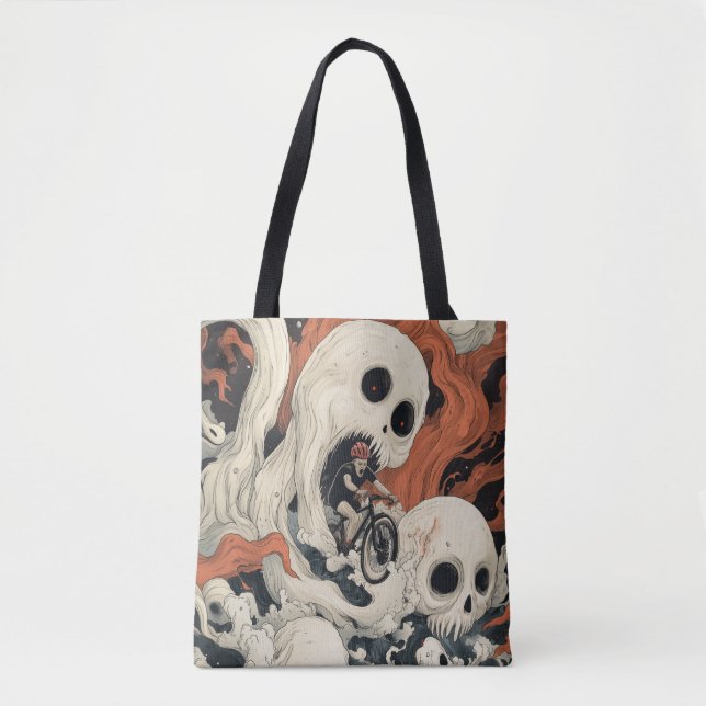 Bolsa Tote Escapar do Yokai Japonês (Frente)