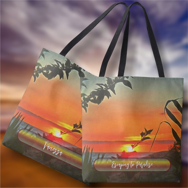 Bolsa Tote Escaping to Paradise 2009  (Criador carregado)