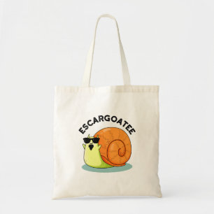 Bolsa Tote Escargoatee Funny Snail Escargot Pun