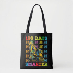 Bolsa Tote Escavadeira 100 Dias Mais Inteligente 100º Dia de