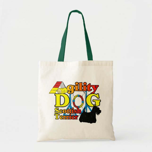 Bolsa Tote Escocesa_Terrier_Agilidade (Frente)