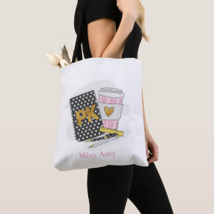Bolsa Tote Escola de Professores de Pré-Jardim de Infância Pr