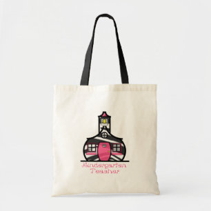 Bolsa Tote Escola do impressão da zebra do professor de