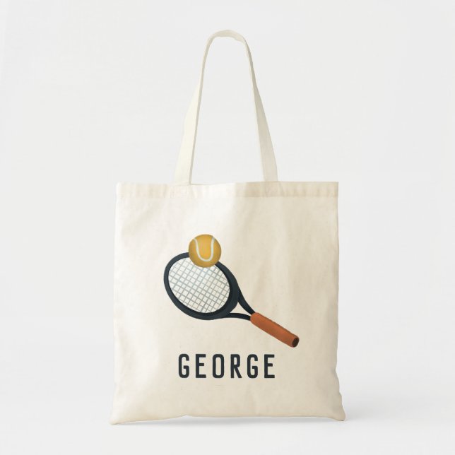 Bolsa Tote Escola para Crianças Tênis de Esportes (Frente)