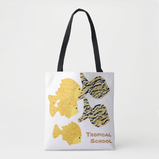 Bolsa Tote Escola Tropical (Frente)