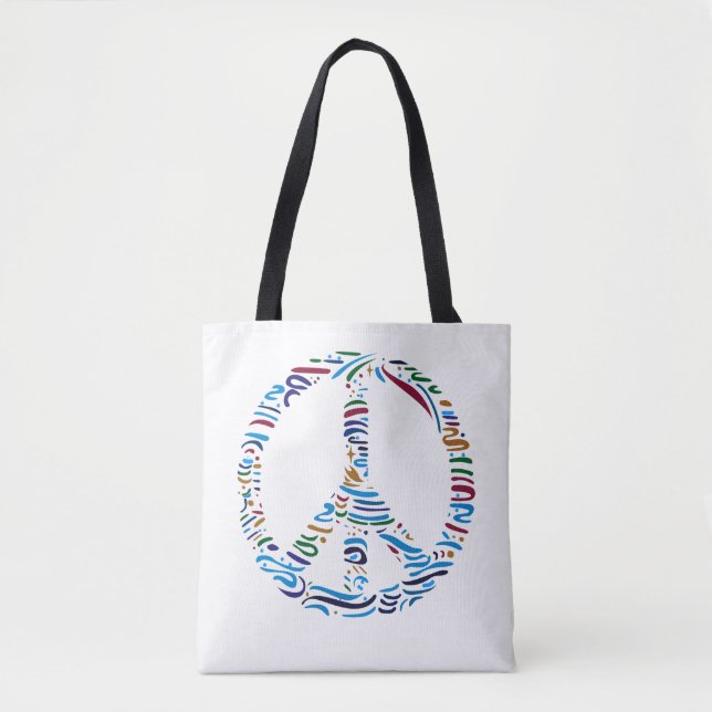 Bolsa Tote Escolha a paz (Frente)