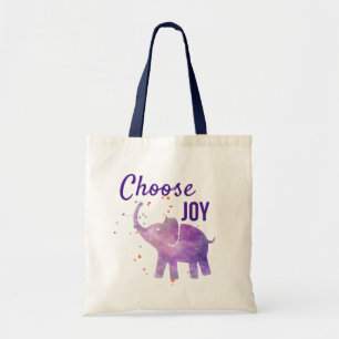 Bolsa Tote Escolha o elefante da alegria