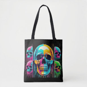 Bolsa Tote Escórias Elétricas: Uma Visibilidade do Halloween 