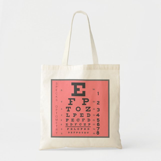 Bolsa Tote Escritório feito sob encomenda da optometria da (Frente)
